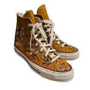 Converse 70 High Parkway Floral Embroidery - Turmeric Gold sz.6